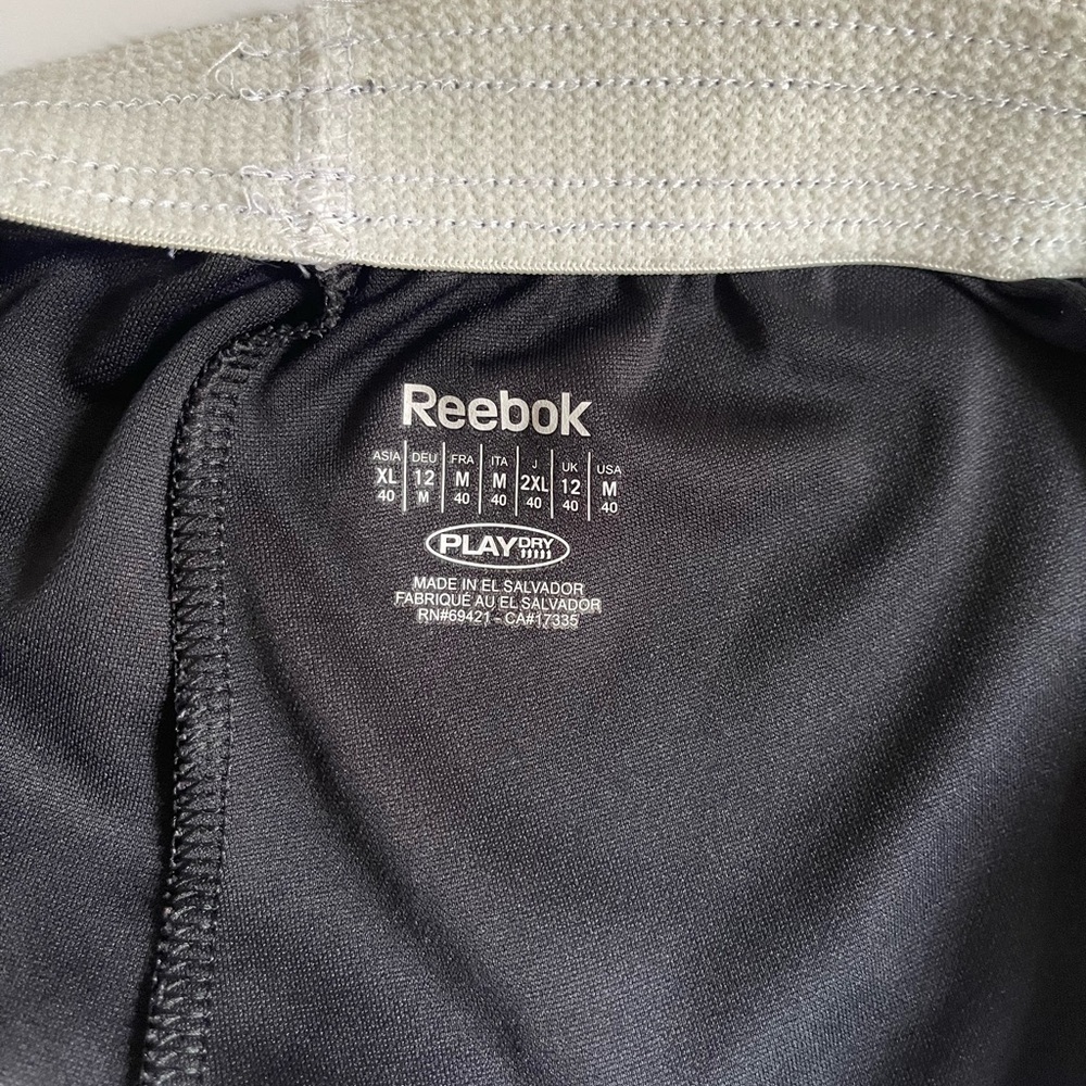 REEBOK Men's Black Athletic Shorts - Picture 6 of 10